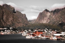 Download Norway Reine Valley Wallpaper | Wallpapers.com
