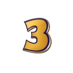 [100+] Number 3 Png Images | Wallpapers.com