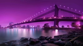 Download Purple Aesthetic Bridge Wallpaper | Wallpapers.com