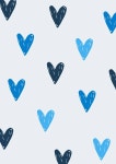[100+] Blue Heart Wallpapers | Wallpapers.com