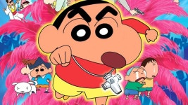 Download Crayon Shin Chan Shinnosuke And Friends Wallpaper | Wallpapers.com