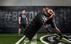 Download Crossfit Tire Gym Workout Wallpaper | Wallpapers.com