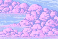 Download Cute Aesthetic Pc Purple Clouds Wallpaper | Wallpapers.com