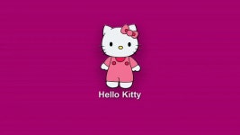 Download Enjoy A Sweet Hello Kitty Moment On Your PC Wallpaper | Wallpapers.com