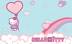 Download Adorable Hello Kitty Pc Wallpaper Wallpaper | Wallpapers.com