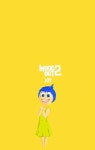 Download Inside Out2 Joy Character Promotion Wallpaper | Wallpapers.com