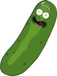 Download Pickle Rick Illustration | Wallpapers.com