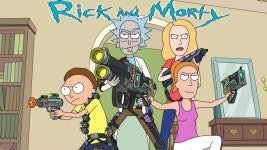 Download Rick And Morty With Guns Wallpaper | Wallpapers.com