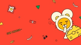 Download Ryan, the Mouse of Kakao Friends Wallpaper | Wallpapers.com