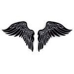 Download Shadow Angel Wings Graphic Png Axb4 | Wallpapers.com