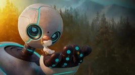 Download The Wild Robot Character Wallpaper | Wallpapers.com