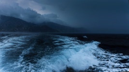 Wallpaper Sea, 5k, 4k wallpaper, ocean, shore, waves, night, Nature #5737