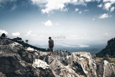 한 사람의 여행 사진 무료 다운로드 - Lovepik 한 사람의 여행