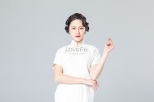 청삼 여성 사진 무료 다운로드 - Lovepik 청삼 여성