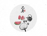 대서 24 절기 중국풍 수묵화 일러스트 무료 다운로드 - Lovepik 대서 24 절기 중국풍 수묵화