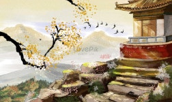 고대 건축 경관 일러스트 무료 다운로드 - Lovepik 고대 건축 경관