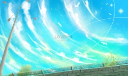 맑은 하늘 일러스트 무료 다운로드 - Lovepik 맑은 하늘