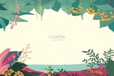  아름다운 꽃 바다