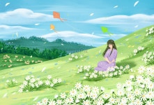 봄날 일러스트 무료 다운로드 - Lovepik 봄날