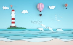  신선한 여름 테마