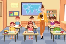 교사의 날 수업 장면 벡터 일러스트 레이 션 일러스트 무료 다운로드 - Lovepik 교사의 날 수업 장면 벡터 일러스트 레이 션