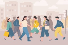 세계 인구의 날, 사람들은 삽화를 걷는 사람들입니다 일러스트 무료 다운로드 - Lovepik 세계 인구의 날, 사람들은 삽화를 걷는 사람들입니다
