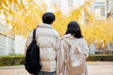 은행나무 아래 캠퍼스 커플의 뒷모습 사진 무료 다운로드 - Lovepik 은행나무 아래 캠퍼스 커플의 뒷모습