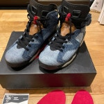 エアジョー NIKE AIR JORDAN6 WASHED DENIM 27.5cmの通販 by h0880ts shop｜ナイキならラクマ - 限定値下NIKE エアジョー