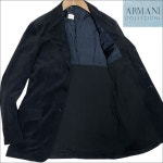 アウター ARMANI コーデュロイフリース裏地ジャケット黒46の通販 by HTs shop｜アルマーニ コレツィオーニならラクマ COLLEZIONI - J5209... 