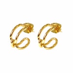 gold plated earrings | tradekorea