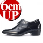 [아이스탁몰]  보닌 보닌 천연소가죽 심플 경량 6센치 키높이 수제구두 GKFN010BK 59,800원