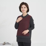 마담4060 엄마옷 마담4060 사선넥티셔츠-QTE210074- 29,800원 [아이스탁몰]  마담4060 엄마옷 마담4060 사선넥티셔츠-QTE210074- 29,800원