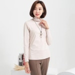 뉴소프트폴라티셔츠-QTE210067- 25,800원 [아이스탁몰]  마담4060 엄마옷 마담4060 뉴소프트폴라티셔츠-QTE210067- 25,800원