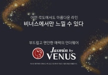 비너스by자스민 JBP1273 시스루 더블윙 브라팬티세트 (연브라운/75A~85F/90-100)- 이랜드몰