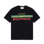 구찌 GUCCI 부띠끄 레터링 프린트 커플 반팔 티셔츠 블랙 - 위핑 구찌 GUCCI 부띠끄 레터링 프린트 커플 반팔 티셔츠 블랙