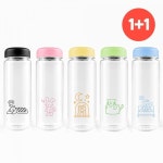 500ml 일러스트 에코젠보틀 1+1 국내산제작 텀블러 물병 친환경... 일러스트 에코젠보틀 1+1 국내산제작 텀블러 물병 친환경 보온병 보틀... 
