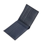 프라다 스틸로고사피아노 배색 반지갑 (블랙+네이비)17FW - 2MO513 QME F0G52