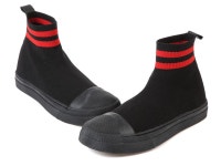 닐바렛 SKATER BOOT레드라이닝 삭스 하이탑스니커즈 (블랙)18SS - BCT251 G9049 1076