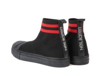 닐바렛 SKATER BOOT레드라이닝 삭스 하이탑스니커즈 (블랙)18SS - BCT251 G9049 1076