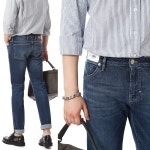 피티05 소울라인 슬림핏 빈티지 중청 워싱진C6VJ05Z20MIN MC43