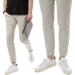 피티01 스키니핏 마드라스 스트레치 코튼팬츠 (라잇샌드)CPKTZEZ10SPR 0027