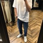 대한민국 대표 명품쇼핑몰 위버럭스입니다. [Man] 피티05 레게라인 테이퍼드핏 중청워싱진 -장수원PHOTO REVIEW - (주)위버럭스