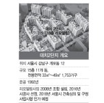 개포동 대치2단지 리모델링 탄력 붙을까 | 서울경제 개포동 대치2단지 리모델링 탄력 붙을까