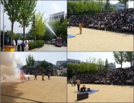소방서 소식 - 대성중학교 2015 재난 및 소방대피훈련 상세화면 | 원주소방서 > 알림마당 > 소방서 소식