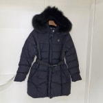 [행복한백화점][팜스프링스]중롱기장 앞플라켓안사시 다운점퍼 SWDL 244655