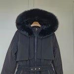 [행복한백화점][팜스프링스]중롱기장 앞플라켓안사시 다운점퍼 SWDL 244655