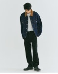 CORDUROY COLLAR DENIM JACKET [INDIGO BLUE] - (주)원더플레이스