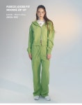 기모 루즈핏 후드집업 [GREEN] | (주)원더플레이스