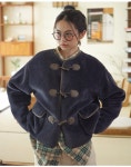W TOGGLE HALF JACKET [NAVY] - (주)원더플레이스