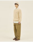ROUND PULLOVER KNIT [5 COLOR] - (주)원더플레이스